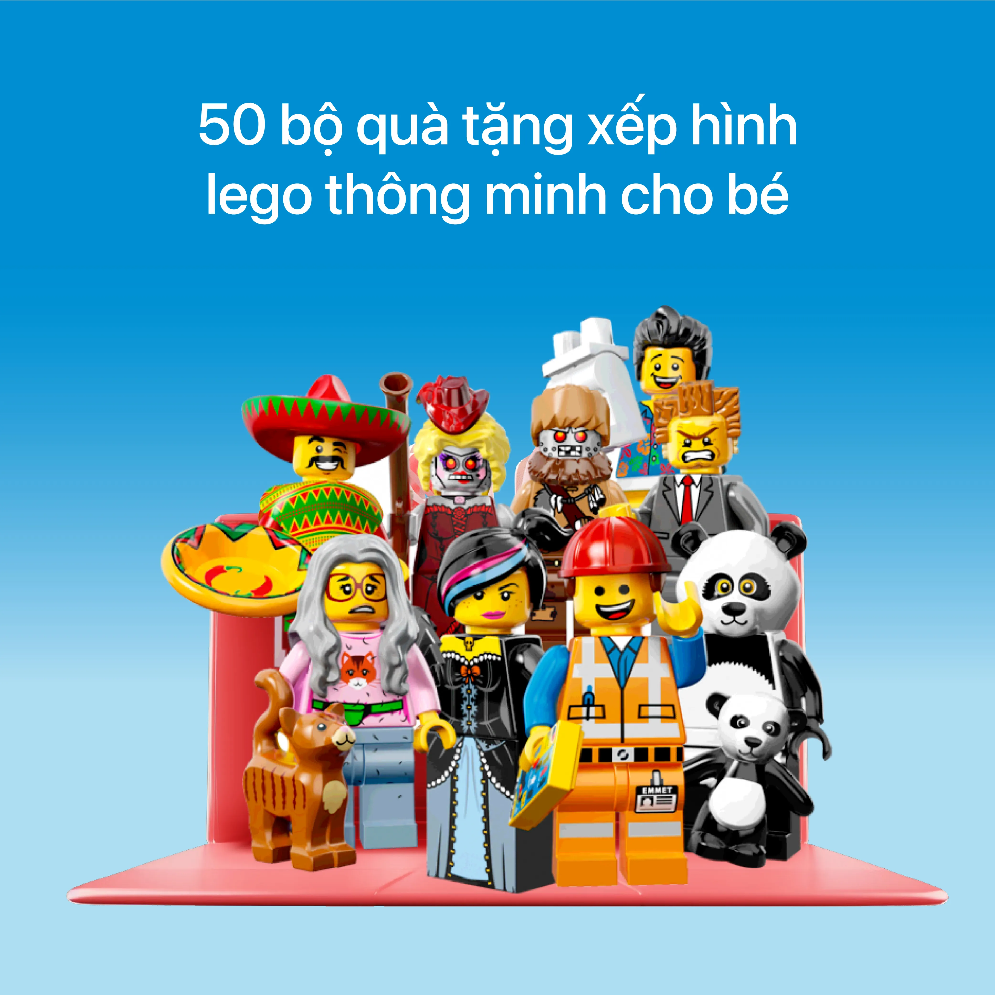 Cùng con đến workshop vừa học hay, vừa nhận quà xịn gồm Lego, blindbox và voucher dành cho bố mẹ